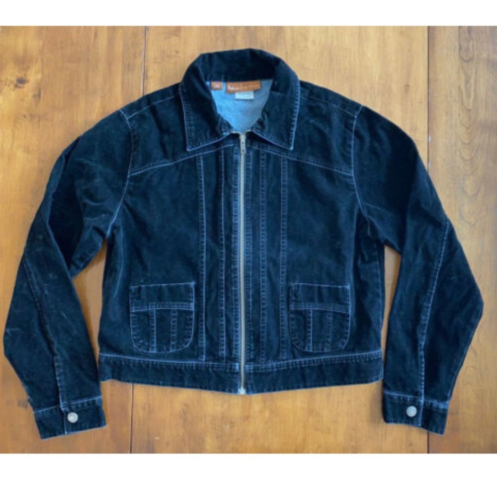 LEE JEANS ZIP FRONT TRUCKER JACKET Blue